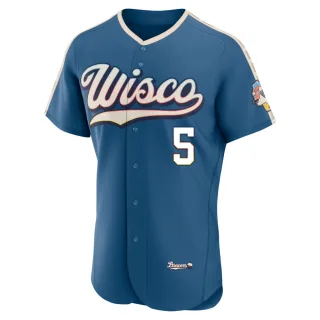 Authentic Men's Bj Surhoff Milwaukee Brewers Mineral 2026 City Connect Stadium Jersey - Blue