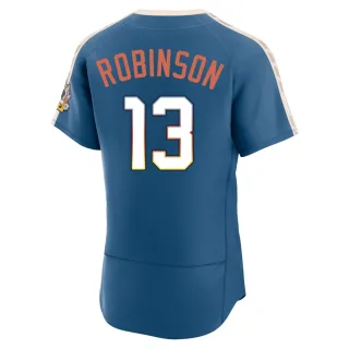 Authentic Men's Glenn Robinson Milwaukee Brewers Mineral 2026 City Connect Stadium Jersey - Blue