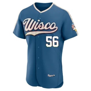 Authentic Men's Grant Anderson Milwaukee Brewers Mineral 2026 City Connect Stadium Jersey - Blue