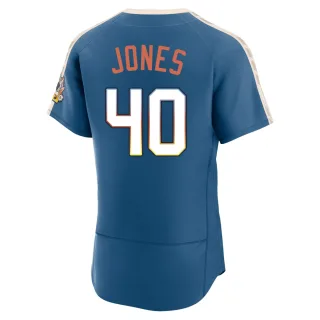 Authentic Men's Greg Jones Milwaukee Brewers Mineral 2026 City Connect Stadium Jersey - Blue