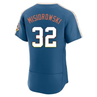 Authentic Men's Jacob Misiorowski Milwaukee Brewers Mineral 2026 City Connect Stadium Jersey - Blue