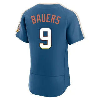 Authentic Men's Jake Bauers Milwaukee Brewers Mineral 2026 City Connect Stadium Jersey - Blue
