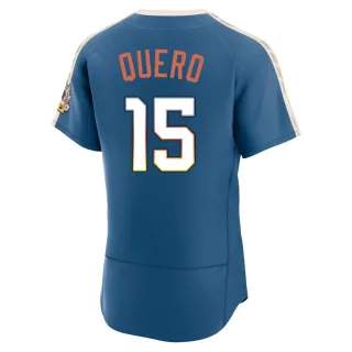 Authentic Men's Jeferson Quero Milwaukee Brewers Mineral 2026 City Connect Stadium Jersey - Blue