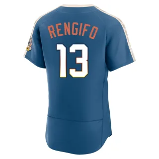 Authentic Men's Luis Rengifo Milwaukee Brewers Mineral 2026 City Connect Stadium Jersey - Blue