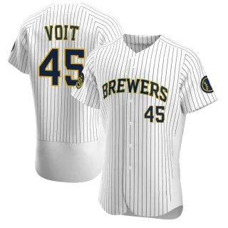 Authentic Men's Luke Voit Milwaukee Brewers Alternate Jersey - White