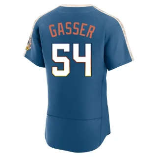 Authentic Men's Robert Gasser Milwaukee Brewers Mineral 2026 City Connect Stadium Jersey - Blue