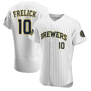 Authentic Men's Sal Frelick Milwaukee Brewers Alternate Jersey - White