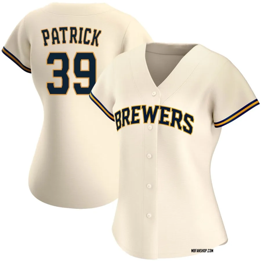 Authentic Women's Chad Patrick Milwaukee Brewers Home Jersey - Cream