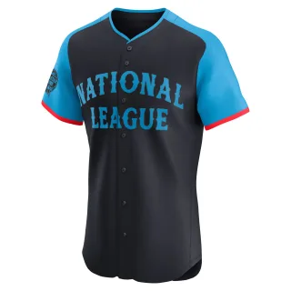 Elite Men's Christian Yelich Milwaukee Brewers National League 2024 All-Star Game Jersey - Navy