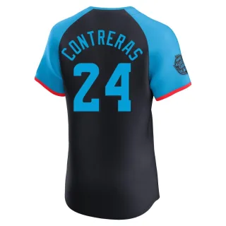 Elite Men's William Contreras Milwaukee Brewers National League 2024 All-Star Game Jersey - Navy