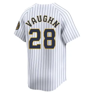 Limited Men's Andrew Vaughn Milwaukee Brewers Alternate Jersey - White