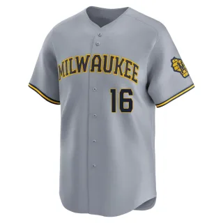 Limited Men's Blake Perkins Milwaukee Brewers Away Jersey - Gray