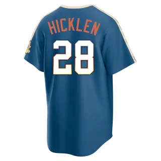 Limited Men's Brewer Hicklen Milwaukee Brewers Mineral 2026 City Connect Stadium Jersey - Blue