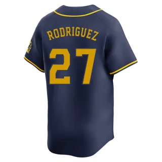 Limited Men's Carlos Rodriguez Milwaukee Brewers Alternate Jersey - Navy