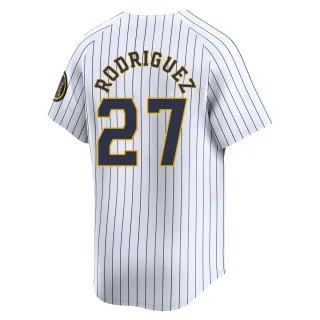 Limited Men's Carlos Rodriguez Milwaukee Brewers Alternate Jersey - White