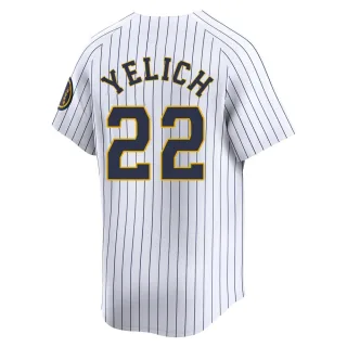 Limited Men's Christian Yelich Milwaukee Brewers Alternate Jersey - White