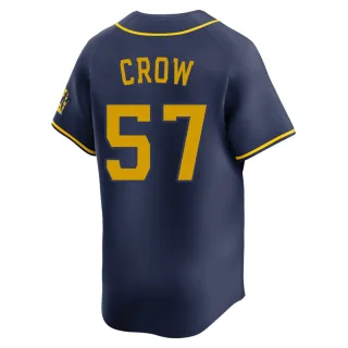 Limited Men's Coleman Crow Milwaukee Brewers Alternate Jersey - Navy