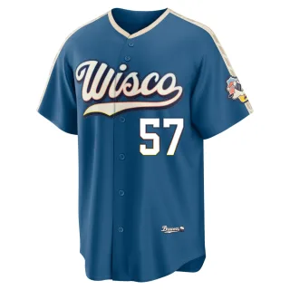 Limited Men's Coleman Crow Milwaukee Brewers Mineral 2026 City Connect Stadium Jersey - Blue