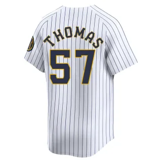 Limited Men's Connor Thomas Milwaukee Brewers Alternate Jersey - White