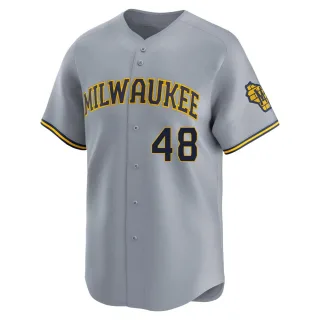 Limited Men's Craig Yoho Milwaukee Brewers Away Jersey - Gray