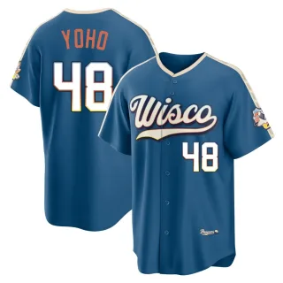 Limited Men's Craig Yoho Milwaukee Brewers Mineral 2026 City Connect Stadium Jersey - Blue