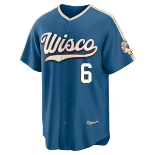 Limited Men's David Hamilton Milwaukee Brewers Mineral 2026 City Connect Stadium Jersey - Blue