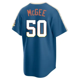 Limited Men's Easton McGee Milwaukee Brewers Mineral 2026 City Connect Stadium Jersey - Blue