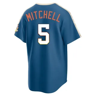 Limited Men's Garrett Mitchell Milwaukee Brewers Mineral 2026 City Connect Stadium Jersey - Blue