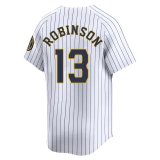 Limited Men's Glenn Robinson Milwaukee Brewers Alternate Jersey - White