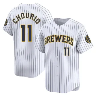 Limited Men's Jackson Chourio Milwaukee Brewers Alternate Jersey - White