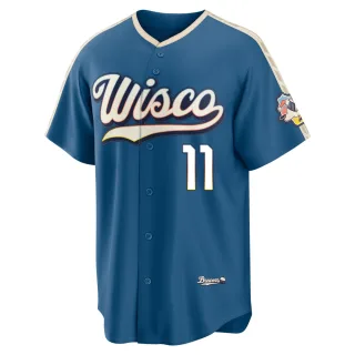 Limited Men's Jackson Chourio Milwaukee Brewers Mineral 2026 City Connect Stadium Jersey - Blue