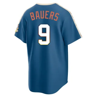 Limited Men's Jake Bauers Milwaukee Brewers Mineral 2026 City Connect Stadium Jersey - Blue