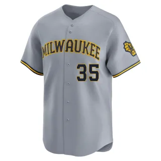 Limited Men's Jared Koenig Milwaukee Brewers Away Jersey - Gray