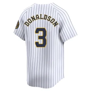 Limited Men's Josh Donaldson Milwaukee Brewers Alternate Jersey - White