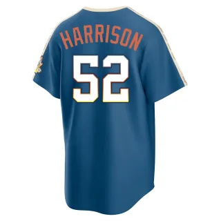 Limited Men's Kyle Harrison Milwaukee Brewers Mineral 2026 City Connect Stadium Jersey - Blue