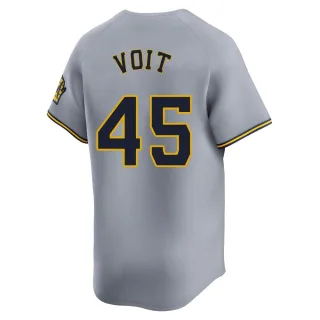 Limited Men's Luke Voit Milwaukee Brewers Away Jersey - Gray