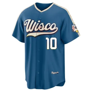 Limited Men's Mike Brosseau Milwaukee Brewers Mineral 2026 City Connect Stadium Jersey - Blue