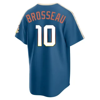 Limited Men's Mike Brosseau Milwaukee Brewers Mineral 2026 City Connect Stadium Jersey - Blue