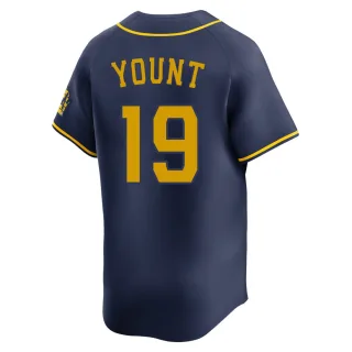 Limited Men's Robin Yount Milwaukee Brewers Alternate Jersey - Navy