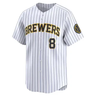 Limited Men's Ryan Braun Milwaukee Brewers Alternate Jersey - White