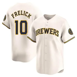 Limited Men's Sal Frelick Milwaukee Brewers Home Jersey - Cream