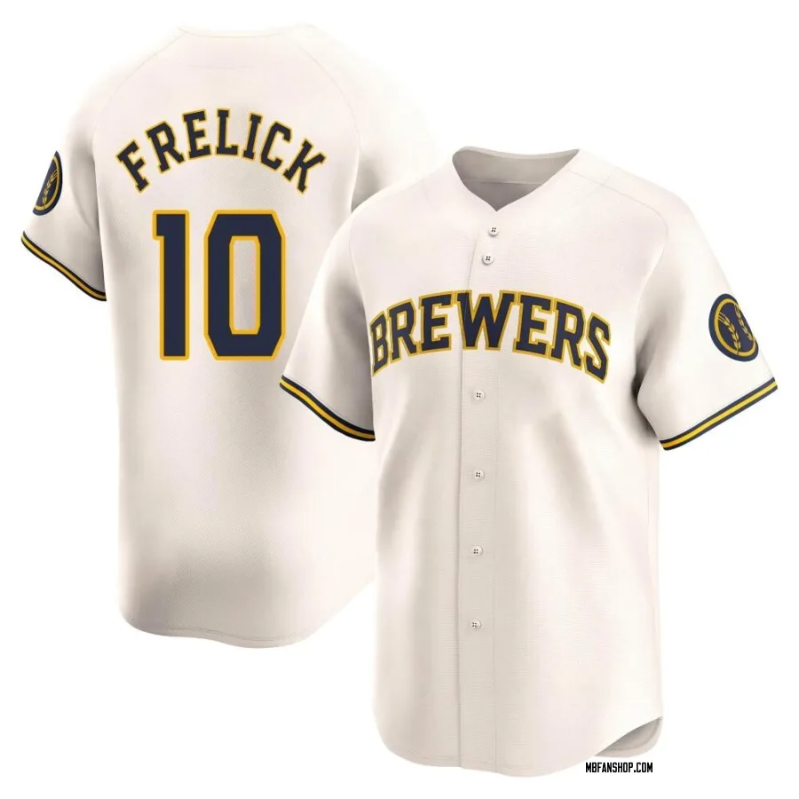 Limited Men's Sal Frelick Milwaukee Brewers Home Jersey - Cream