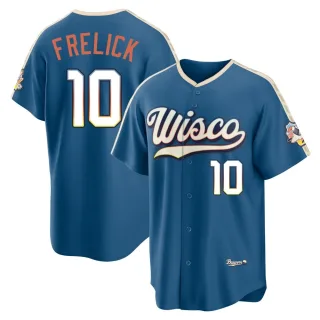 Limited Men's Sal Frelick Milwaukee Brewers Mineral 2026 City Connect Stadium Jersey - Blue