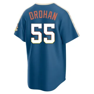 Limited Men's Shane Drohan Milwaukee Brewers Mineral 2026 City Connect Stadium Jersey - Blue