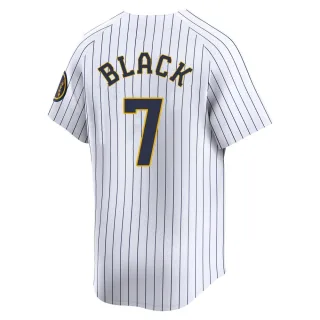 Limited Men's Tyler Black Milwaukee Brewers Alternate Jersey - White