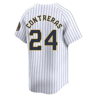 Limited Men's William Contreras Milwaukee Brewers Alternate Jersey - White