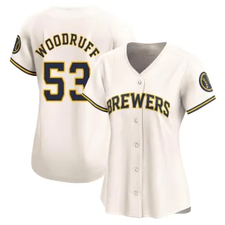 Limited Women's Brandon Woodruff Milwaukee Brewers Home Jersey - Cream