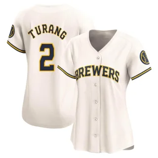 Limited Women's Brice Turang Milwaukee Brewers Home Jersey - Cream
