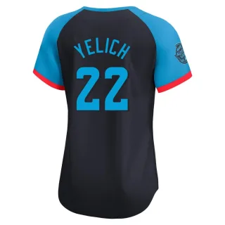 Limited Women's Christian Yelich Milwaukee Brewers National League 2024 All-Star Game Jersey - Navy