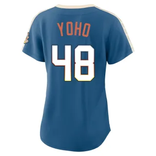 Limited Women's Craig Yoho Milwaukee Brewers Mineral 2026 City Connect Stadium Jersey - Blue